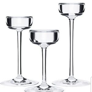 2 boxes of IKEA BLOMSTER - Candle holder, set of 3, clear glass.
